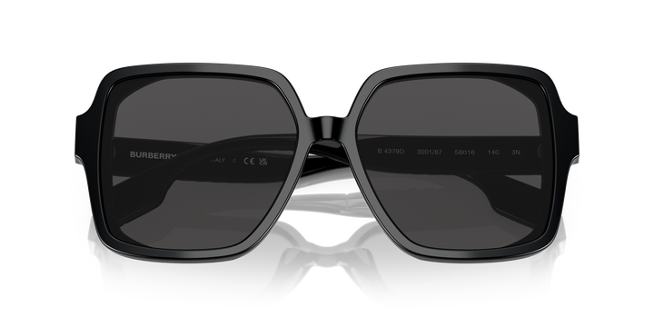 Burberry BE4379D 300187 Negro / Gris oscuro vista 6