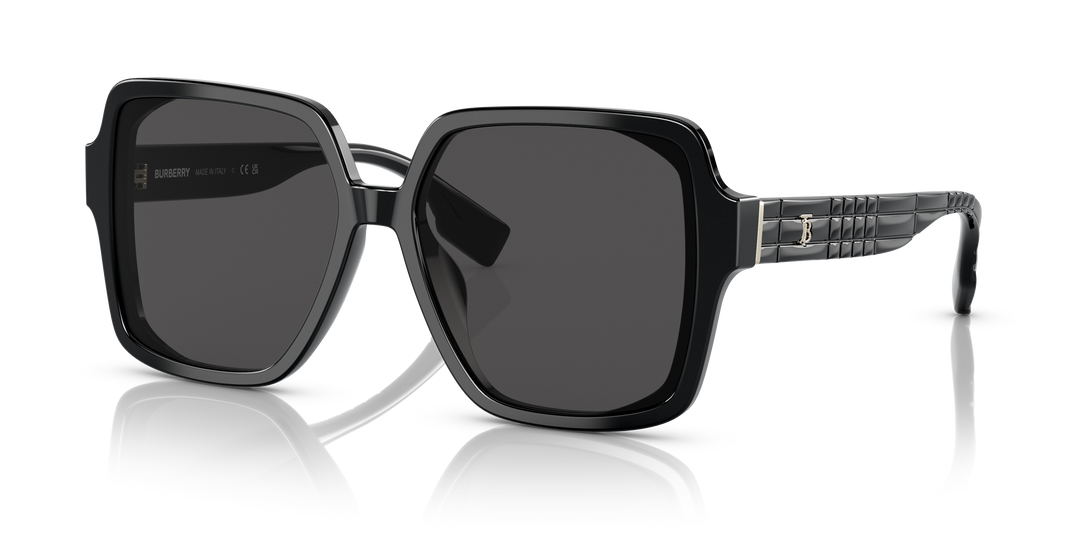 Burberry BE4379D 300187 Negro / Gris oscuro vista 2