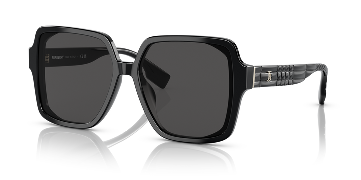 Burberry BE4379D 300187 Negro / Gris oscuro vista 2