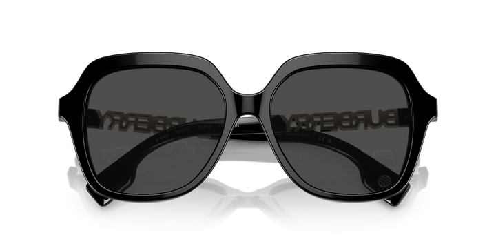 Burberry BE4389 300187 Negro / Gris oscuro vista 6