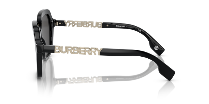 Burberry BE4389 300187 Negro / Gris oscuro vista 3