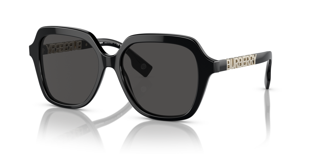 Burberry BE4389 300187 Negro / Gris oscuro vista 2