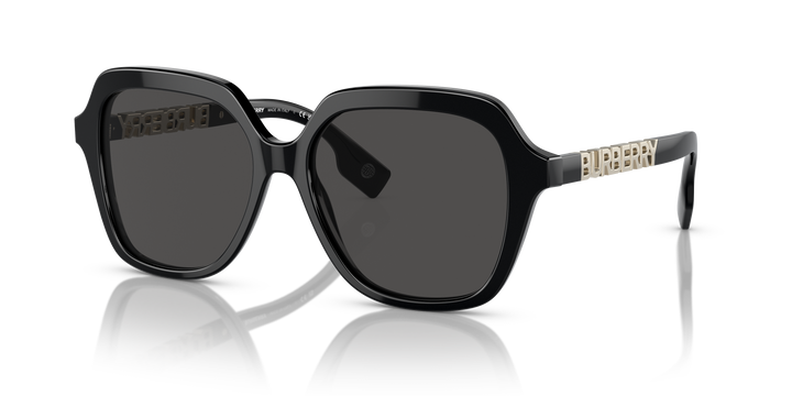 Burberry BE4389 300187 Negro / Gris oscuro vista 2