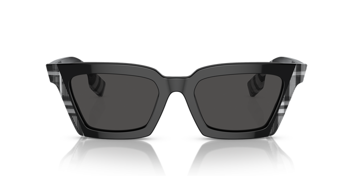 Burberry BE4392U 405187 Negro/Cuadriculado Blanco y Negro / Gris oscuro vista 5
