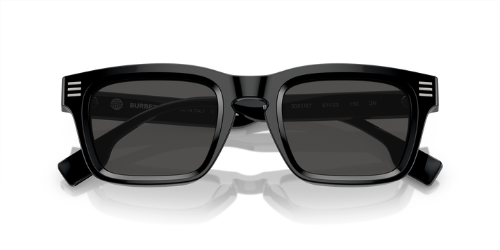 Burberry BE4403 300187 Negro / Gris oscuro vista 6