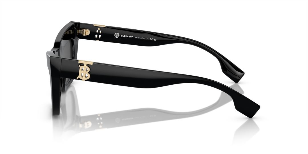 Burberry BE4405 300187 Negro / Gris oscuro vista 3