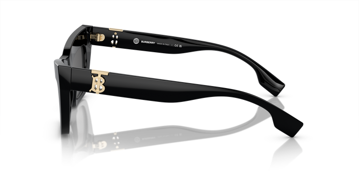 Burberry BE4405 300187 Negro / Gris oscuro vista 3