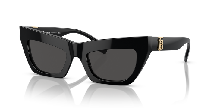Burberry BE4405 300187 Negro / Gris oscuro vista 2