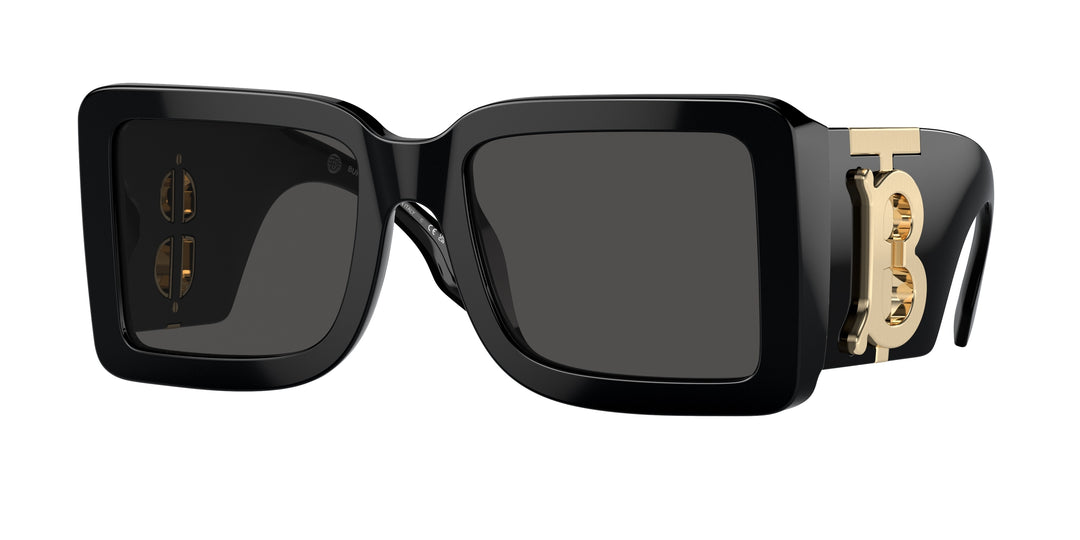 Burberry BE4406U 300187 Negro / Gris oscuro vista 1