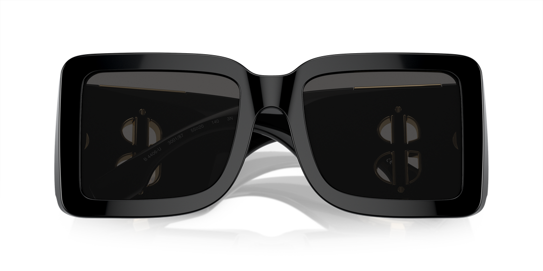 Burberry BE4406U 300187 Negro / Gris oscuro vista 6