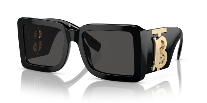 Burberry BE4406U 300187 Negro / Gris oscuro vista 2