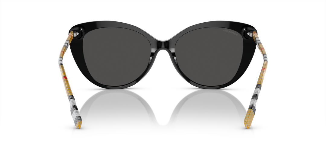 Burberry BE4407 385387 Negro / Gris oscuro vista 4