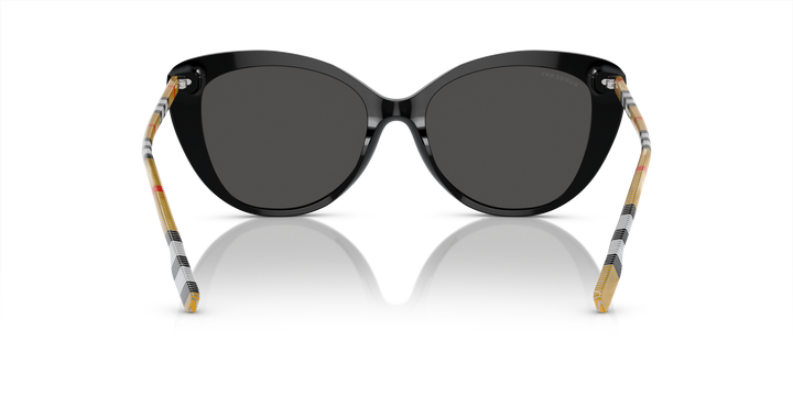 Burberry BE4407 385387 Negro / Gris oscuro vista 4