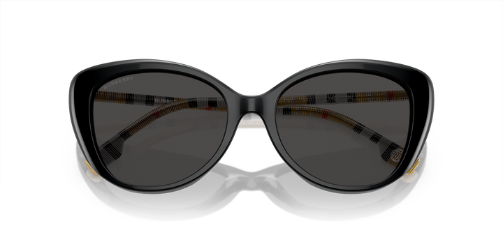 Burberry BE4407 385387 Negro / Gris oscuro vista 6