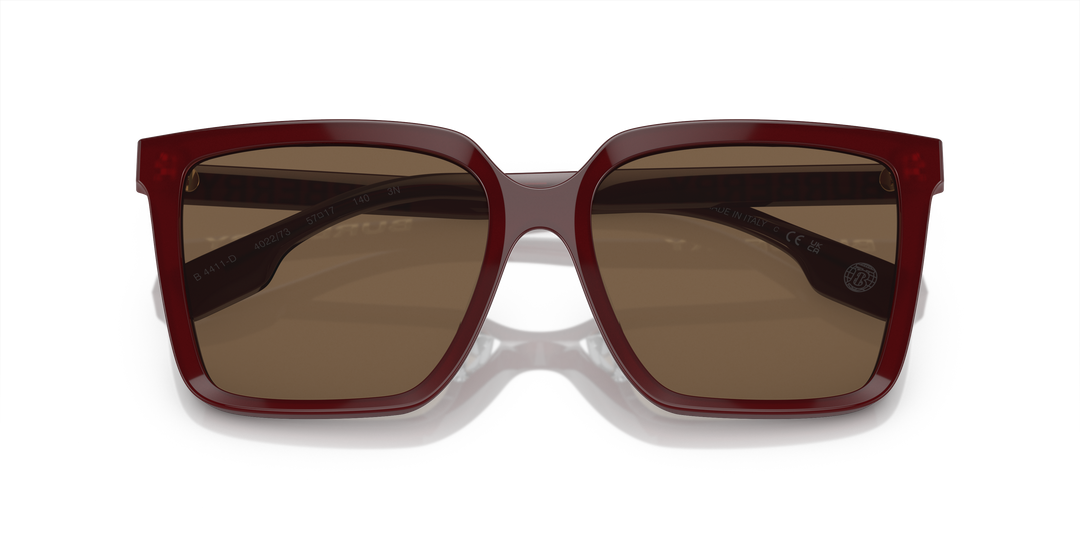 Burberry BE4411D 402273 Burdeos / Marrón oscuro vista 6