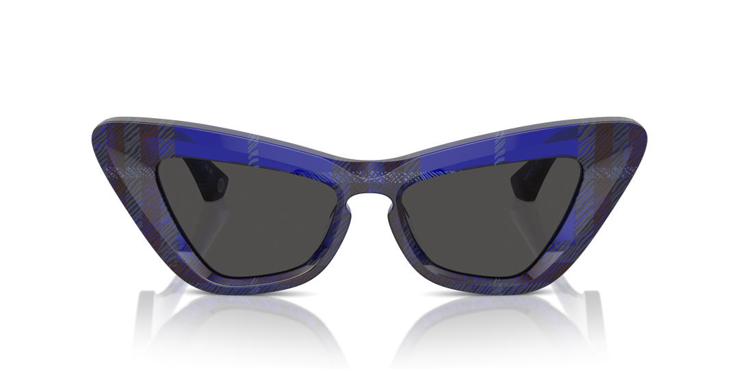 Burberry BE4421U 411487 Azul De Cuadros / Gris oscuro vista 5