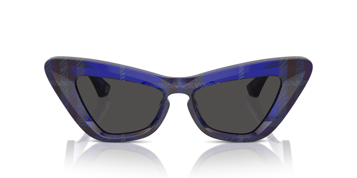 Burberry BE4421U 411487 Azul De Cuadros / Gris oscuro vista 5