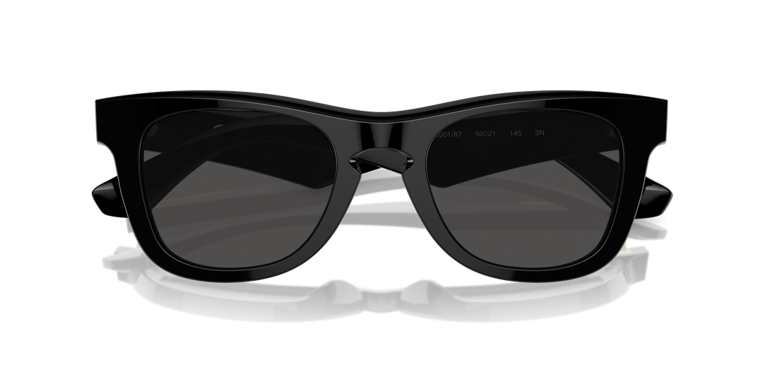 Burberry BE4426 300187 Negro / Gris oscuro vista 6