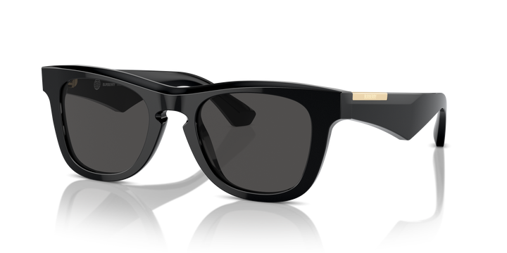 Burberry BE4426 300187 Negro / Gris oscuro vista 2