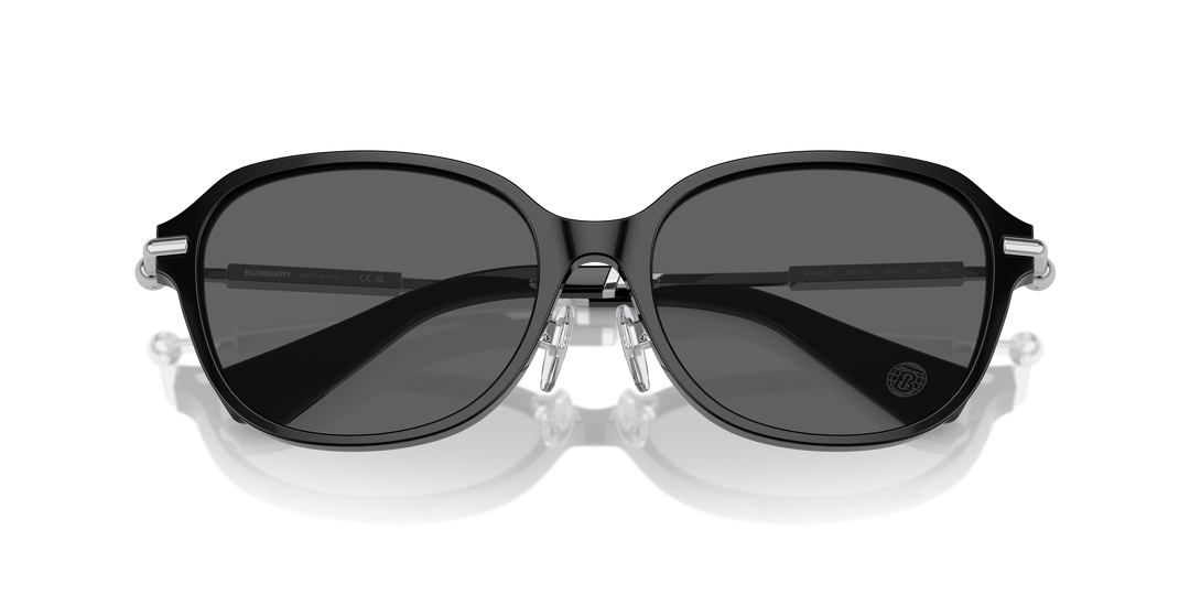 Burberry BE4429D 300187 Negro / Gris oscuro vista 6