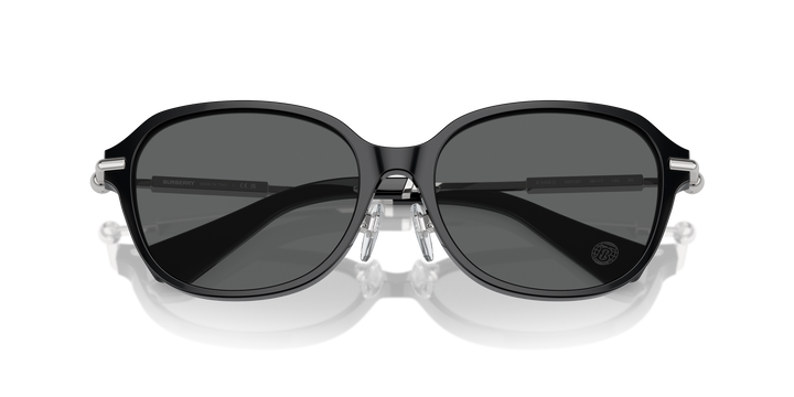 Burberry BE4429D 300187 Negro / Gris oscuro vista 6