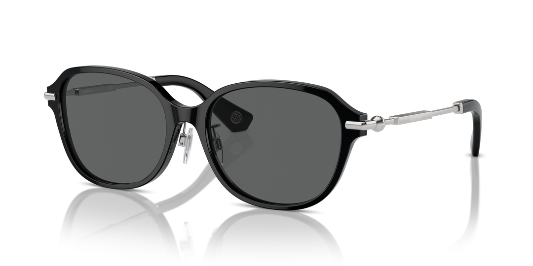 Burberry BE4429D 300187 Negro / Gris oscuro vista 2