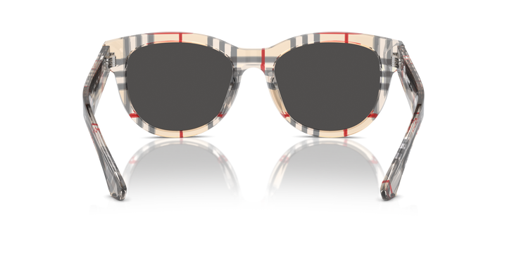 Burberry BE4432U 412287 Cuadriculado Vintage / Gris oscuro vista 4