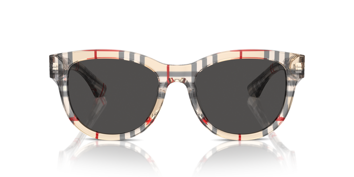 Burberry BE4432U 412287 Cuadriculado Vintage / Gris oscuro vista 5