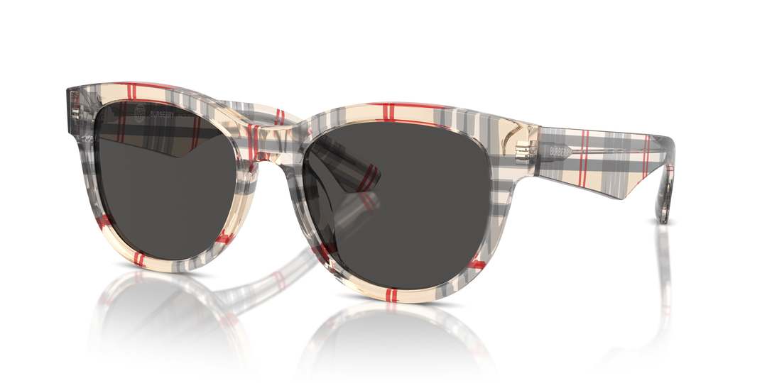 Burberry BE4432U 412287 Cuadriculado Vintage / Gris oscuro vista 2