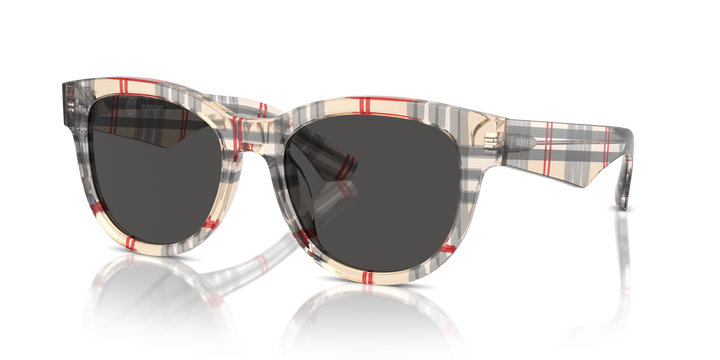 Burberry BE4432U 412287 Cuadriculado Vintage / Gris oscuro vista 2