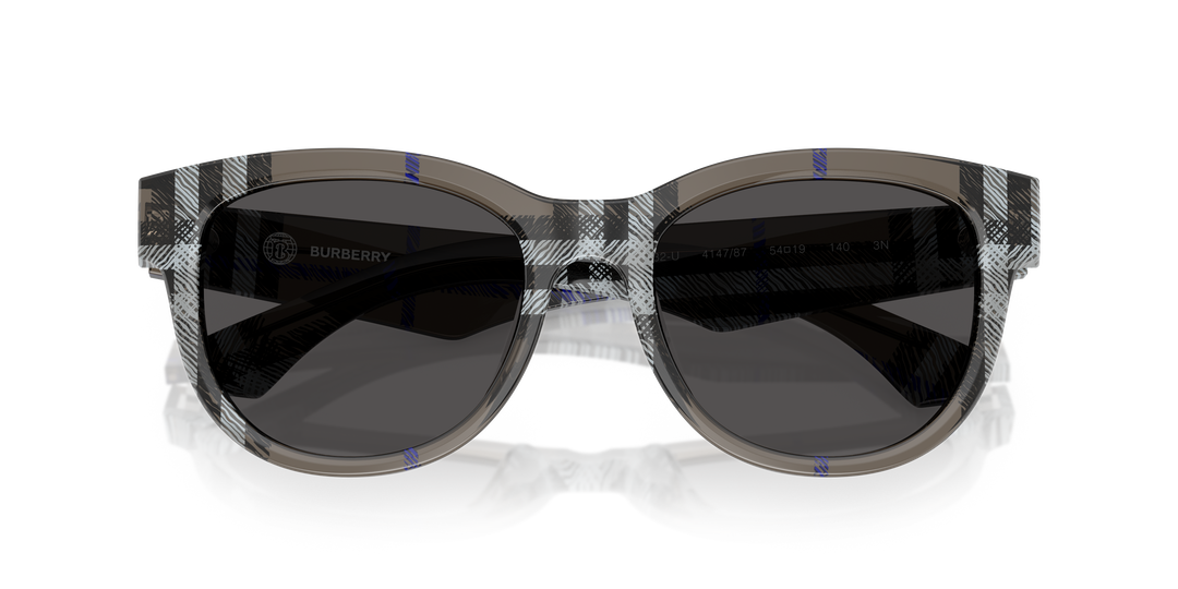Burberry BE4432U 414787 Liquen A Cuadros / Gris oscuro vista 6