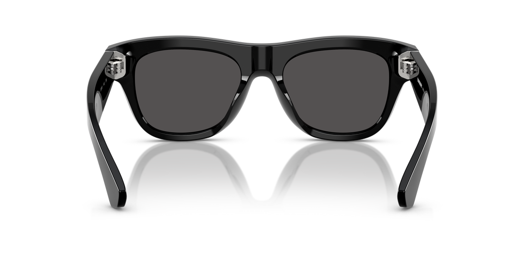 Burberry BE4438U 300187 Negro / Gris oscuro vista 4