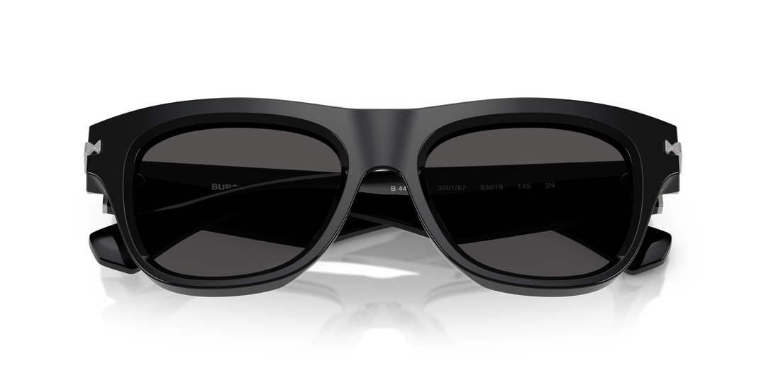Burberry BE4438U 300187 Negro / Gris oscuro vista 6