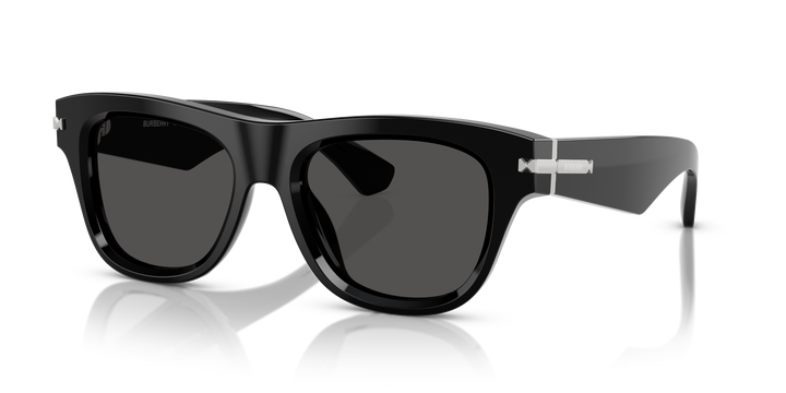 Burberry BE4438U 300187 Negro / Gris oscuro vista 2