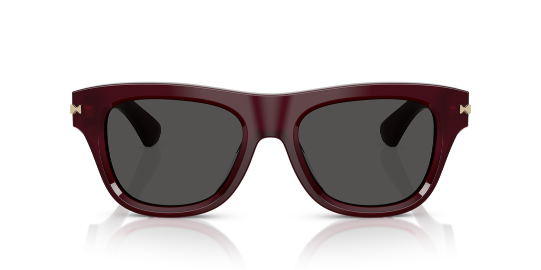 Burberry BE4438U 326587 Burdeos / Gris oscuro vista 5