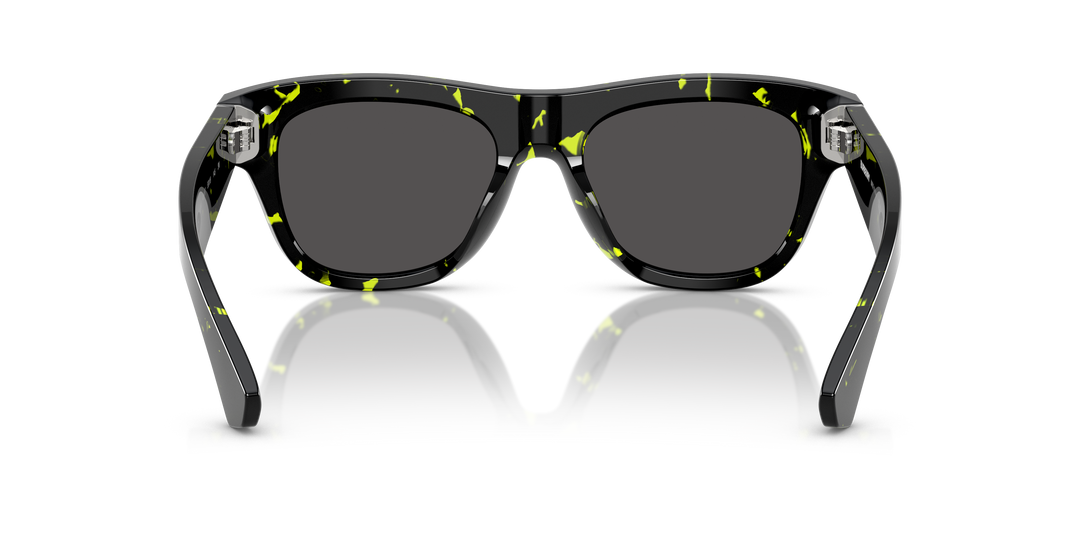 Burberry BE4438U 412487 Havana Verde / Gris oscuro vista 4
