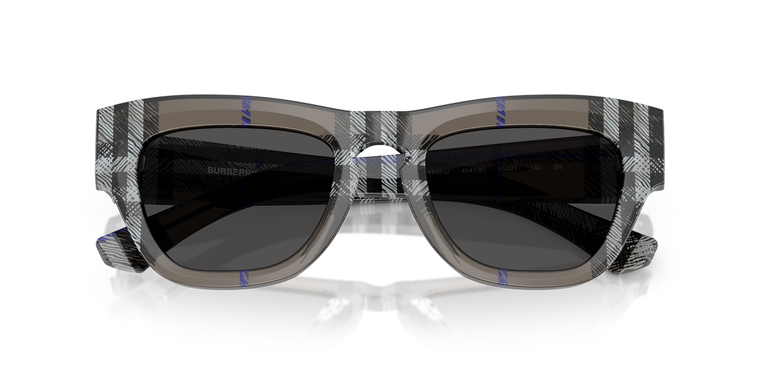 Burberry BE4440U 414787 Liquen A Cuadros / Gris oscuro vista 6