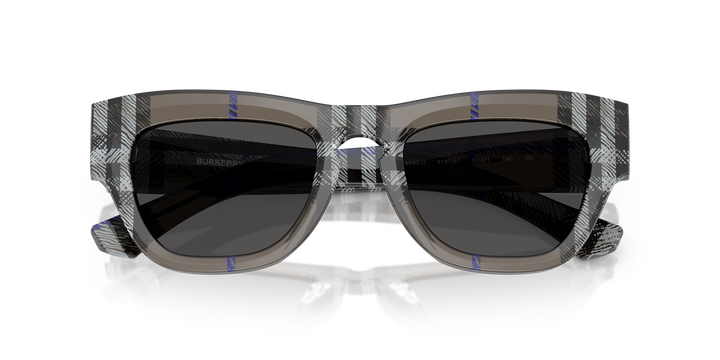 Burberry BE4440U 414787 Liquen A Cuadros / Gris oscuro vista 6