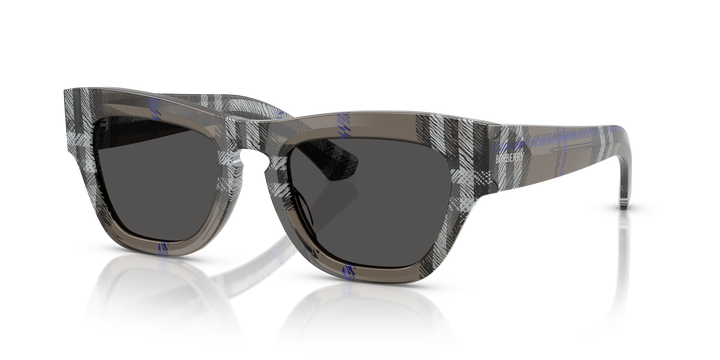 Burberry BE4440U 414787 Liquen A Cuadros / Gris oscuro vista 2