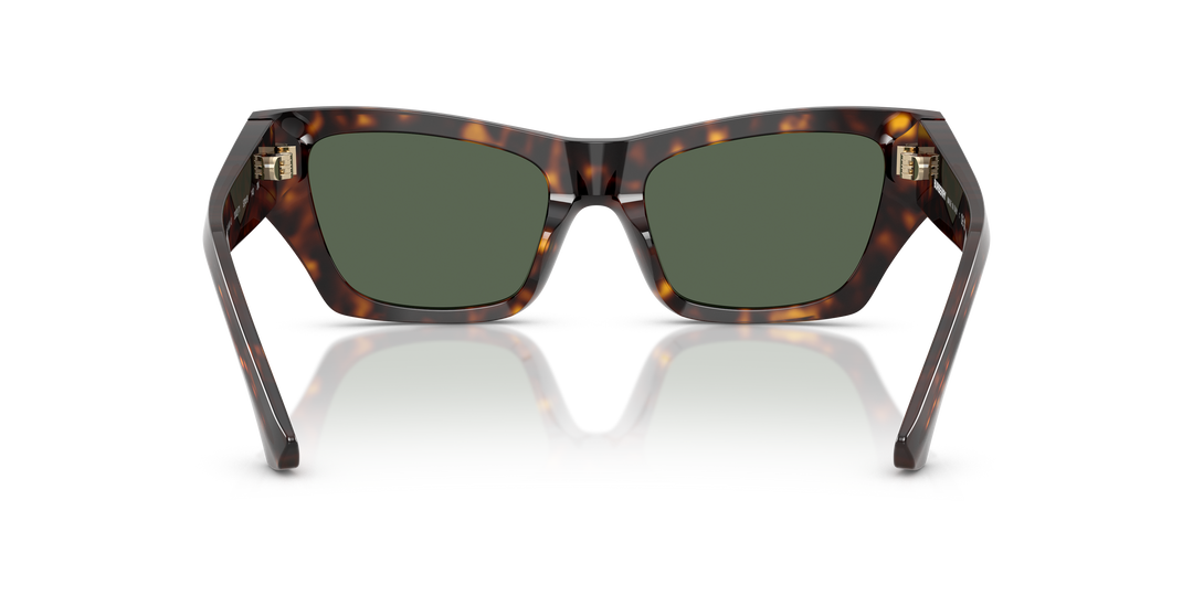 Burberry BE4441U 300271 Havana oscuro / Verde oscuro vista 4