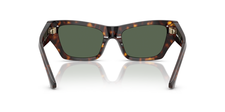 Burberry BE4441U 300271 Havana oscuro / Verde oscuro vista 4