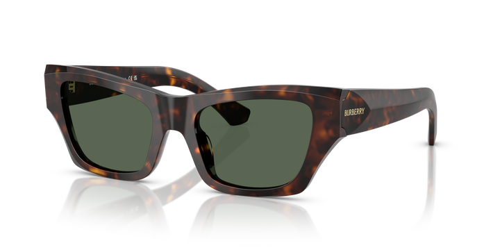 Burberry BE4441U 300271 Havana oscuro / Verde oscuro vista 2