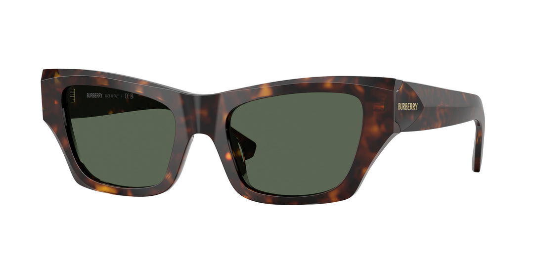 Burberry BE4441U 300271 Havana oscuro / Verde oscuro vista 1