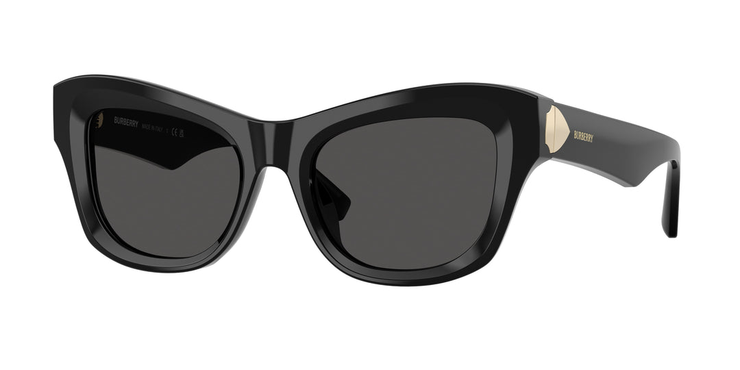 Burberry BE4442U 300187 Negro / Gris oscuro vista 1