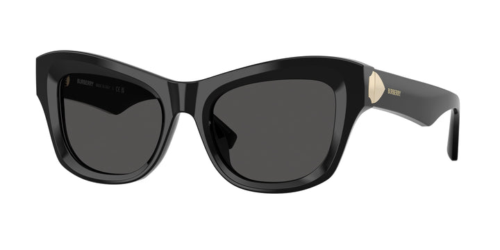 Burberry BE4442U 300187 Negro / Gris oscuro vista 1