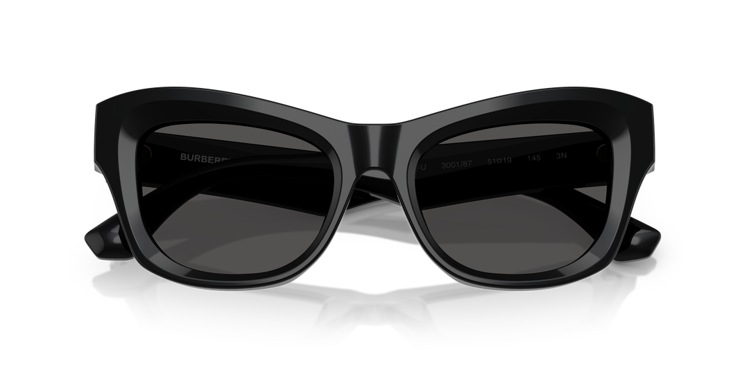 Burberry BE4442U 300187 Negro / Gris oscuro vista 6