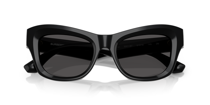 Burberry BE4442U 300187 Negro / Gris oscuro vista 6