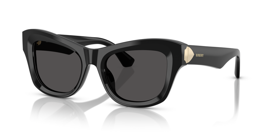 Burberry BE4442U 300187 Negro / Gris oscuro vista 2