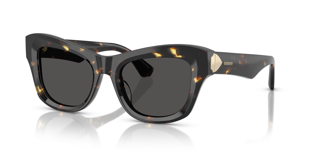 Burberry BE4442U 410687 Havana Amarillo / Gris oscuro vista 2