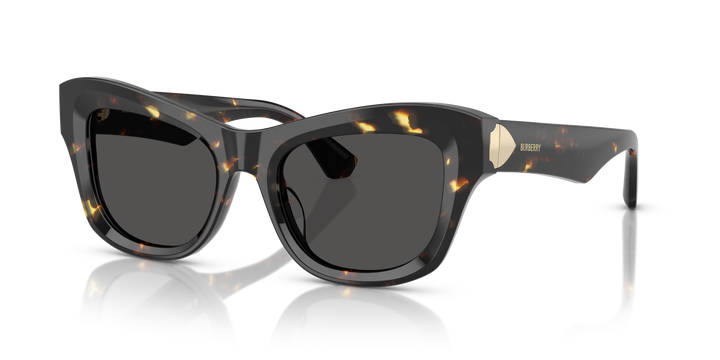 Burberry BE4442U 410687 Havana Amarillo / Gris oscuro vista 2